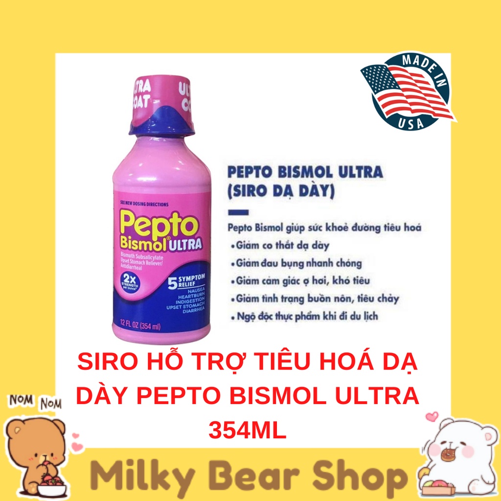 [MỸ] SIRO PEPTO BISMOL CHAI 354ML