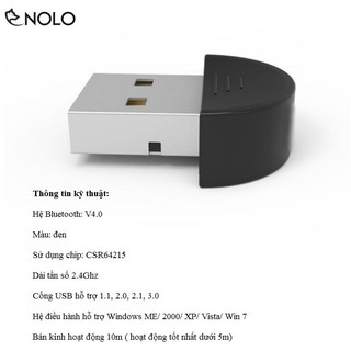 USB BLUETOOTH 2.0 MINI CHO MÁY TÍNH