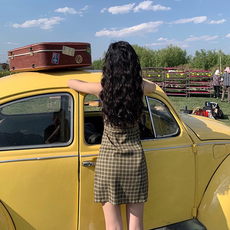 NRVP Đầm màu xanh bơ thời trang 2020