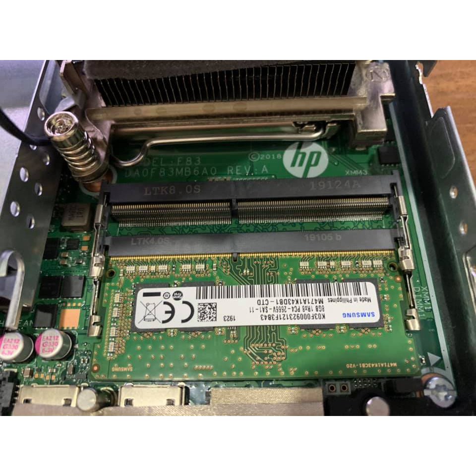 MÁY HP ELITEDESK 800G4 MINI CORE I5-8500T-8G-SSD 128G NVME