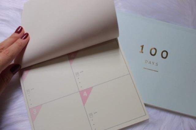 100 days planner - Sổ lên kế hoạch