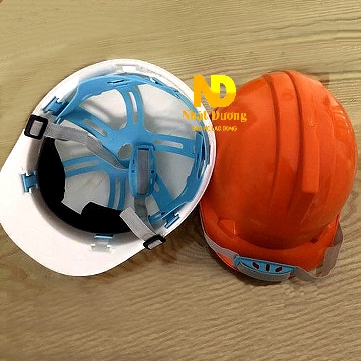 Mũ bảo hộ lao động BB N004 khóa gài nhựa HDPE nón bảo hộ lao động giá rẻ bảo vệ đầu khi làm việc ở công trình