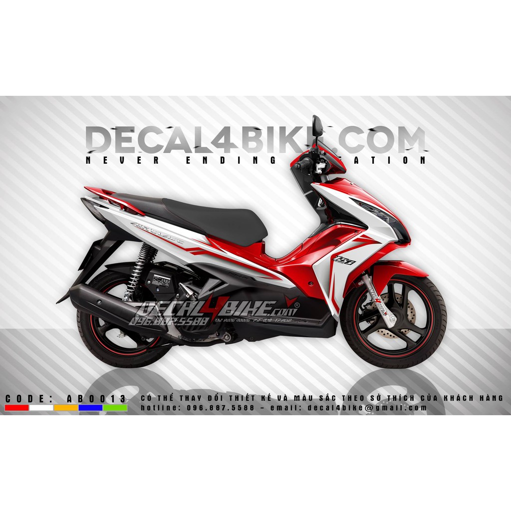 Tem trùm xe Air Blade 125 0013