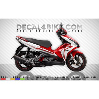 [D4B-Tem chuẩn xịn] Tem trùm xe Air Blade 125 0013