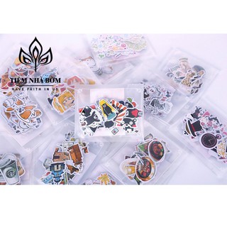 Set 20 hình dán hoạt hình trang trí dễ thương