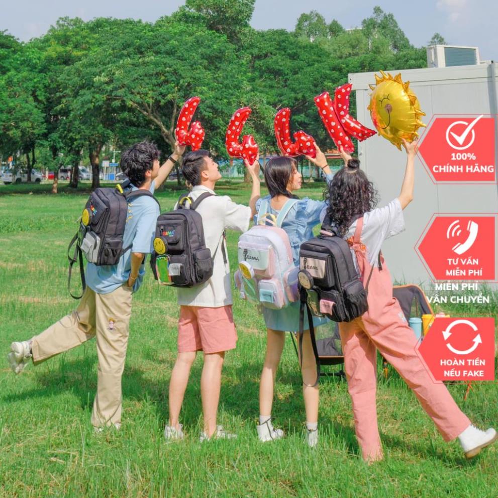 Balo Bama 444 Backpack kèm túi tròn mini