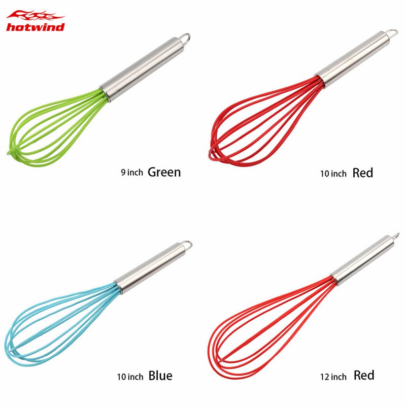 Cây đánh trứng bằng thép không gỉ 9 / 10 / 12 inch