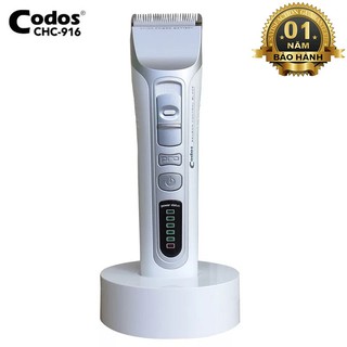 [CODOS CHC-916] Tông Đơ Cắt Tóc Chuyên Nghiệp - Sạc Siêu Tốc Không Dây - Công Suất 7W - Bảo Hành 1 Năm - Codos Store