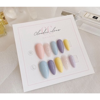 Móng up nailbox thiết kế thủ công nhiều màu mix theo phong cách kẹo