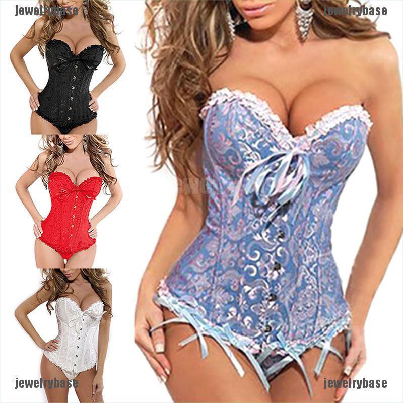 Áo Corset Vải Satin Định Hình Eo Quyến Rũ Cho Nữ