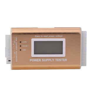 Máy kiểm tra nguồn kỹ thuật số màn hình LCD PC 20 / 24 Pin 4 PSU ATX BTX ITX SATA HDD