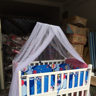 Bộ màn phủ giường cũi