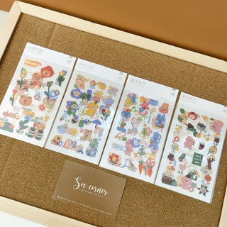 Sticker Nhựa PVC Eslite (3 tờ/set)