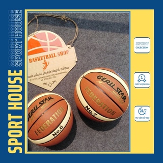 Bóng rổ da GERU STAR Federation - Bóng thi đấu chính thức Liên Đoàn Bóng Rổ Việt Nam chính hãng