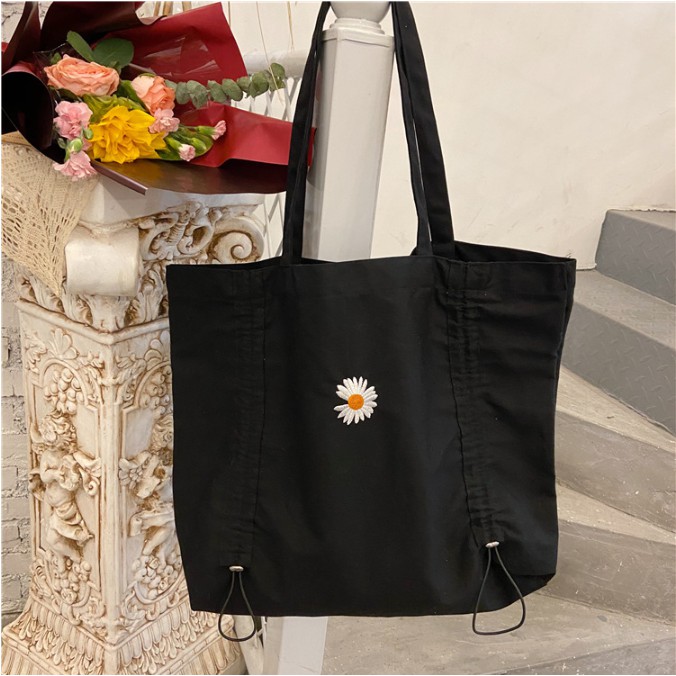 [Mã FASHIONT4WA2 giảm 10K đơn từ 50K] Túi xách tote vải bố đeo chéo mềm giá rẻ đi học TX529