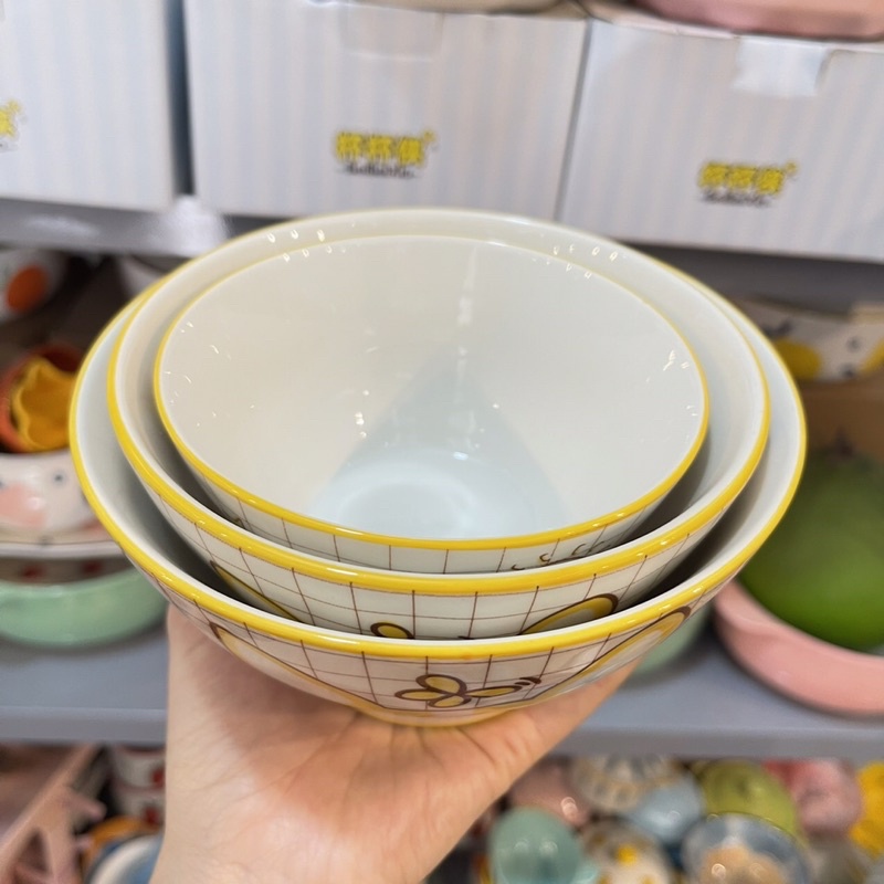 Bộ bát đĩa decor bát đĩa cho bé kute đáng yêu