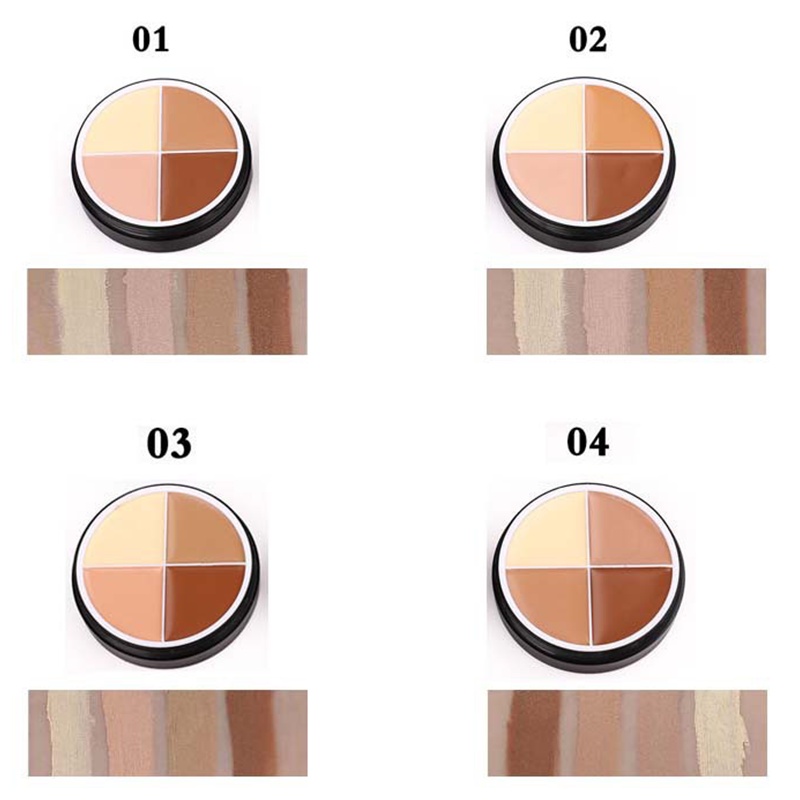 [Hàng mới về] Bảng phấn bắt sáng tạo bóng che khuyết điểm với 4 màu trang điểm thời trang | BigBuy360 - bigbuy360.vn