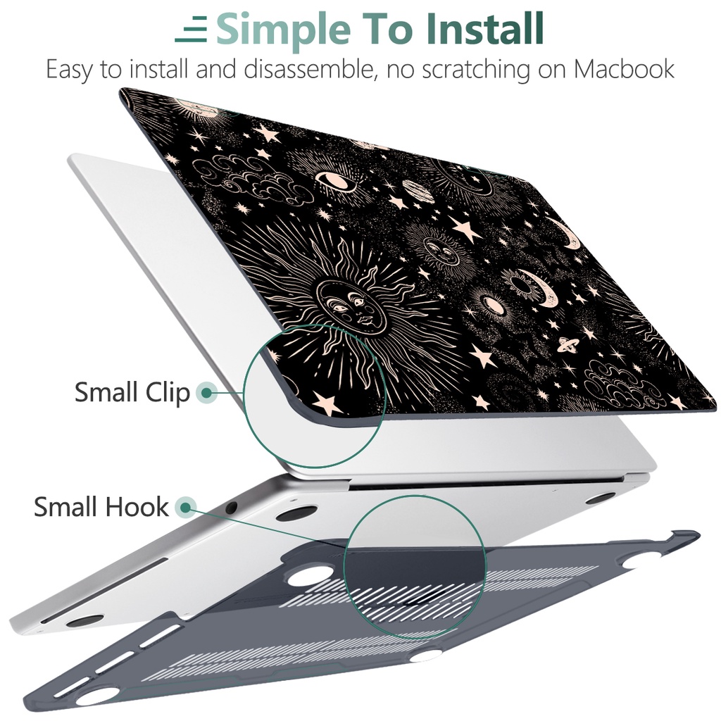 Ốp Máy Tính Bảng Cho MacBook Pro13inch 2022 M2 A2338 Air13.6inch A2681 2020 A2337 M1 A2289 A2251 A1989 A1708 A2179 A1466 A1706 A1369 2251 A1989 A1708 A21
