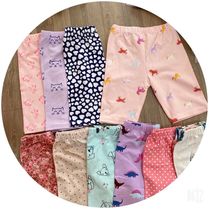 Quần legging đùi siêu xinh cho bé gái