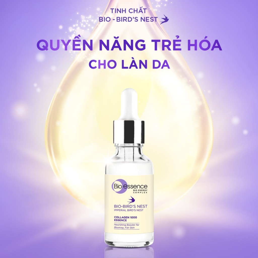 Tinh Chất Tổ Yến Dưỡng Da Tươi Sáng, Căng Mọng Bio Essence 30ml