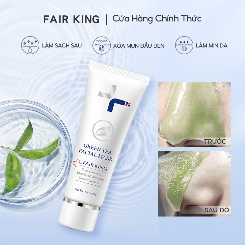 Kem dưỡng da mặt MEIYANQIONG FAIR KING chiết xuất trà xanh kiềm dầu loại bỏ tàn nhang và làm trắng da