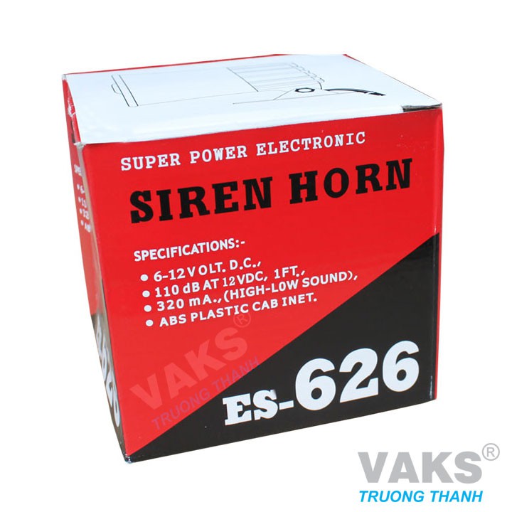 Còi hụ báo động khẩn cấp, báo cháy (6 kiểu chuông) điện áp 12V DC.