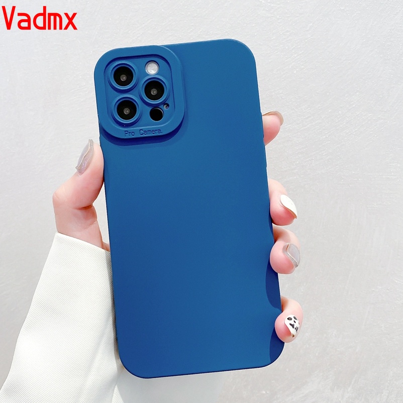 Ốp điện thoại silicon dẻo màu trơn chống sốc sang trọng thích hợp cho IPHONE 11 PRO MAX 8 7 PLUS XS X 10 XR