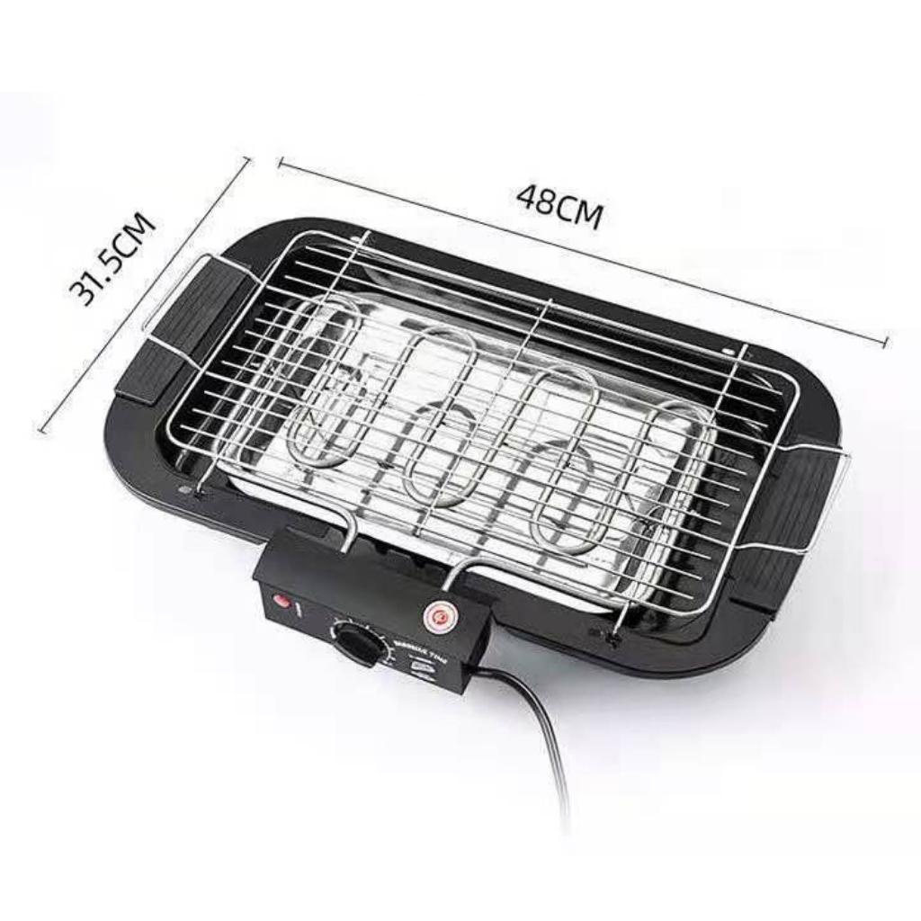 Bếp nướng điện không khói Chính Hãng ELECTRIC BARBECUE siêu bền bỉ và tiết kiệm điện, Tặng Kèm Khăn Lau Đa Năng Cao Cấp