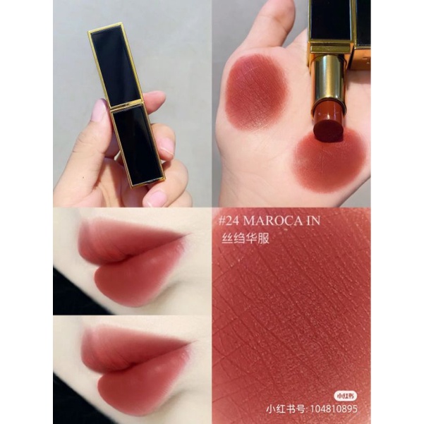 [24]Son Tom Ford Lip Color Satin Matte Màu 24 Marocain