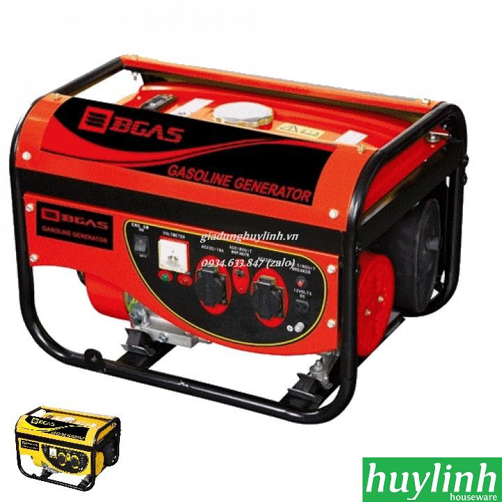 Máy phát điện chạy xăng Bgas BGA2500G - 2.2 KVA