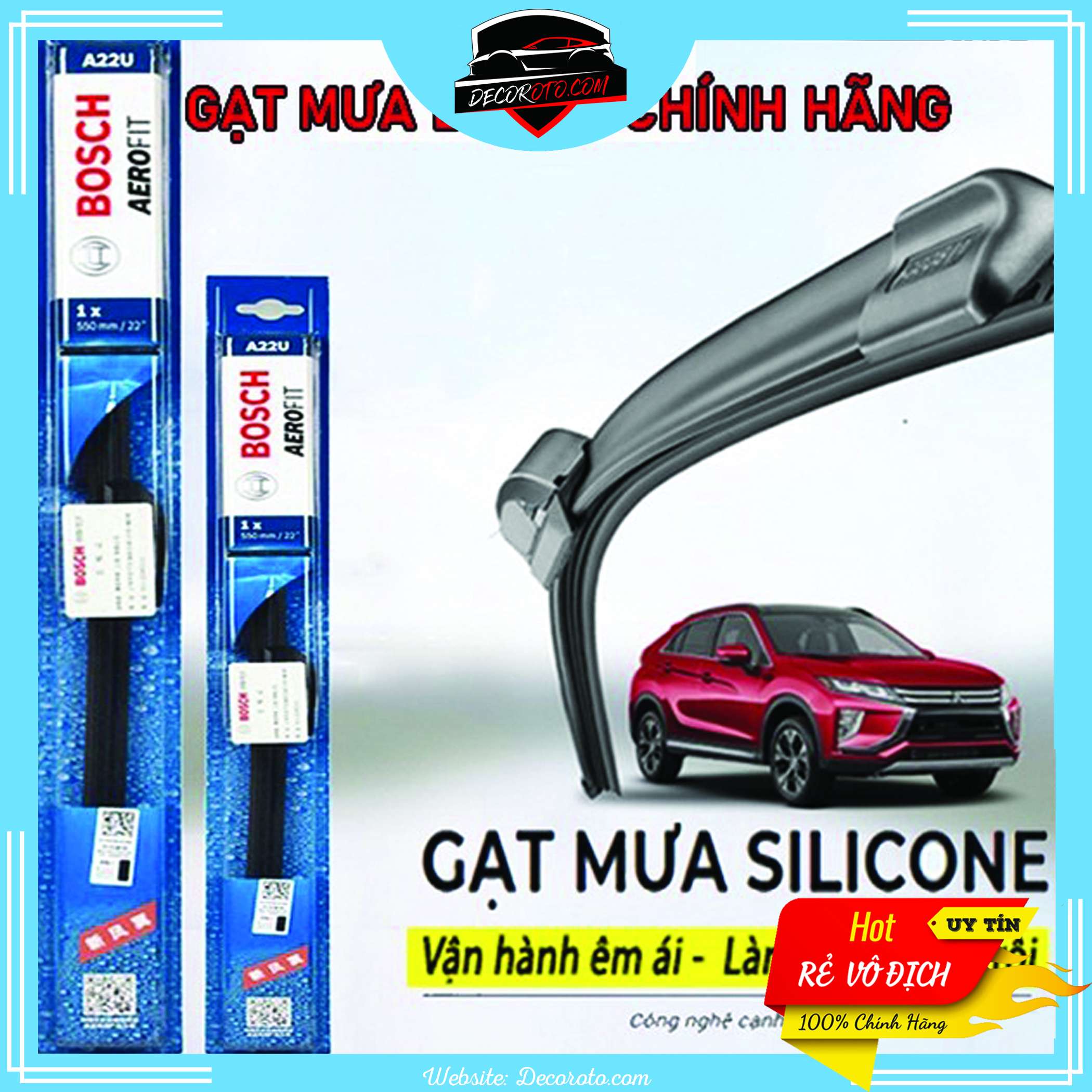  CẦN GẠT MƯA Ô TÔ, GẠT MƯA XE HƠI,GẠT MƯA CHÍNH HÃNG BOSCH