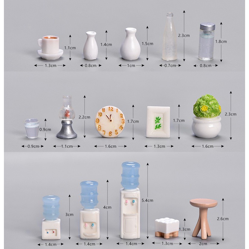 Charm (C67) slime/ Dụng Cụ Charm Trang Trí [Ko Keo &amp; Nút] Mô Hình Dụng Cụ Thiết Bị Gia Đình P2