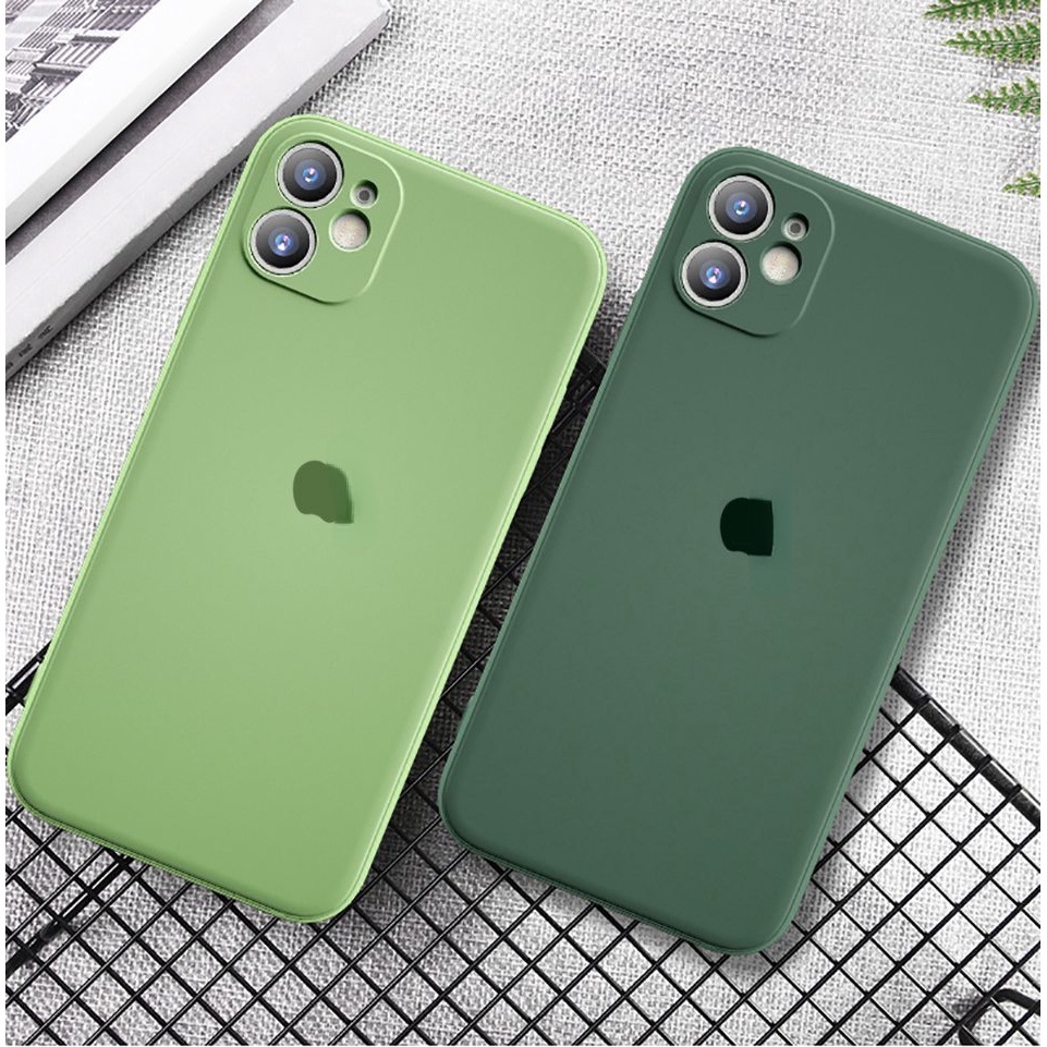 Ốp điện thoại silicon màu kẹo nhám có cho iPhone 12 7 8 Plus X XS MAX XR iPhone 11 Pro max SE 2020 2