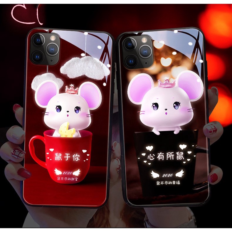 Ốp iphone - Ốp lưng Phát Sáng Theo Nhạc - Led Light - 6/6s/6plus/6s plus/7/8/7plus/8plus/x/xs/xs max/11/11pro max