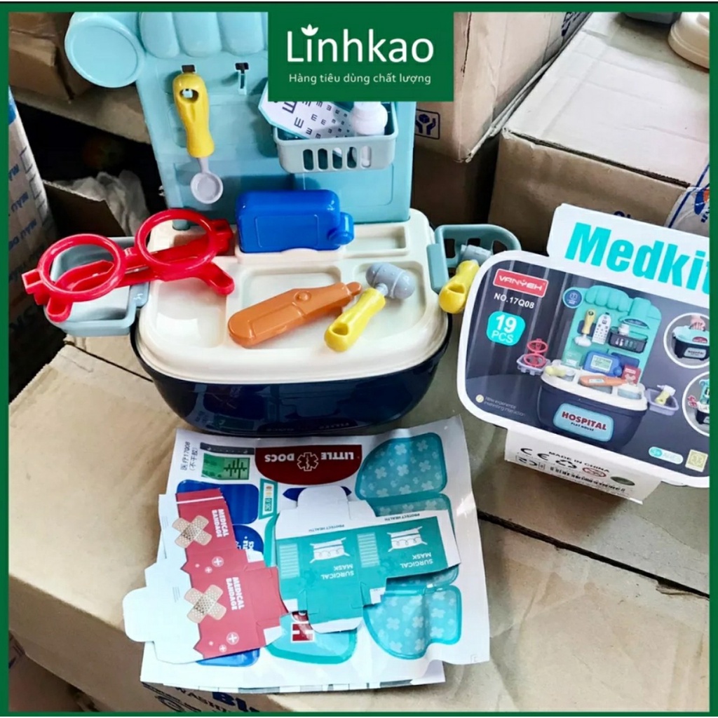 Bộ đồ chơi nhà bếp nấu ăn/ Bộ đồ chơi bác sỹ hướng nghiệp cho bé