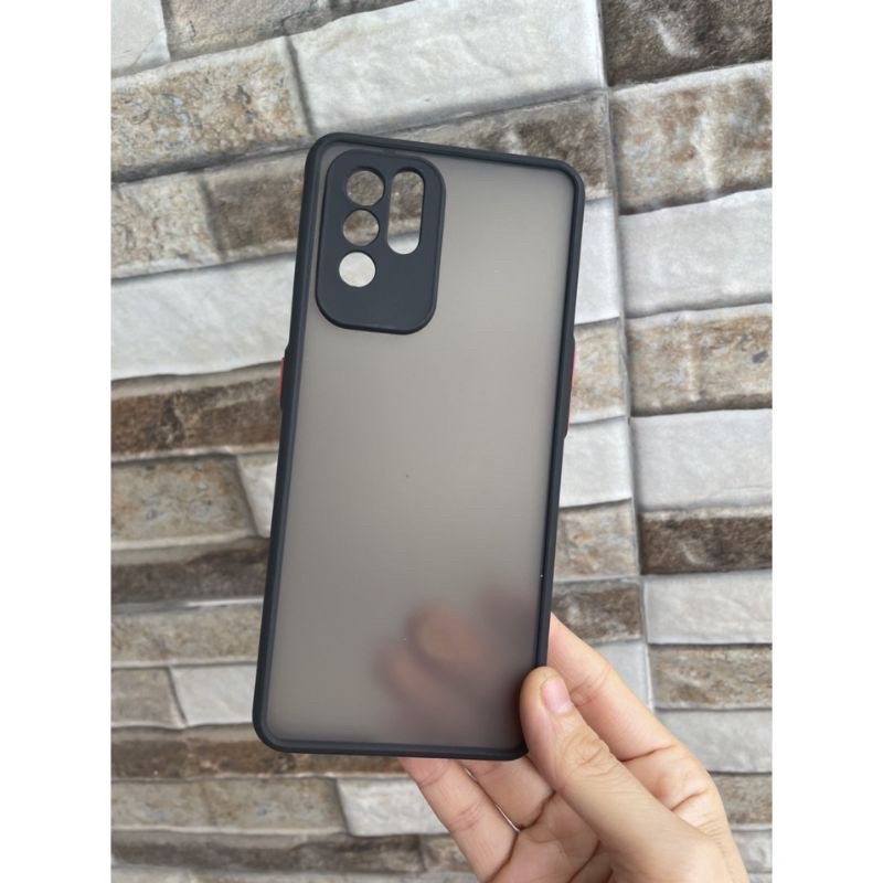 Ốp lưng nhám viền dẻo chống sốc cho Oppo Reno 6Z chống Vân tay