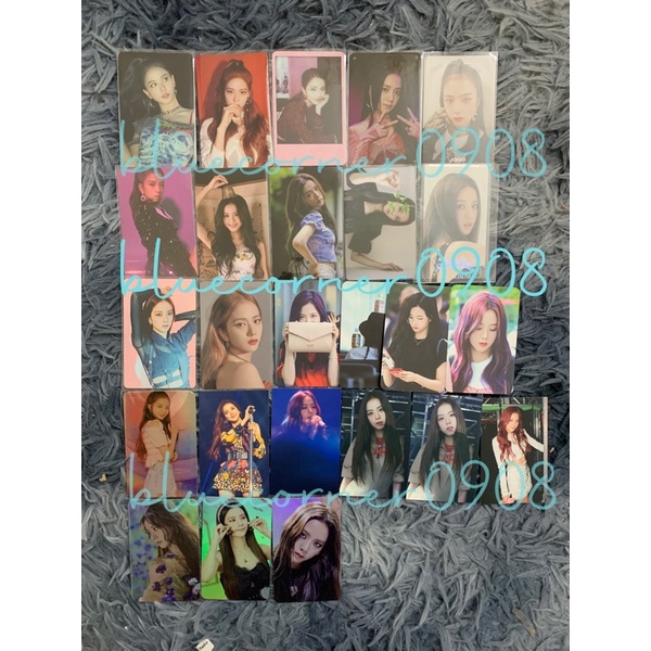 Ảnh card Jisoo Blackpink official chính hãng