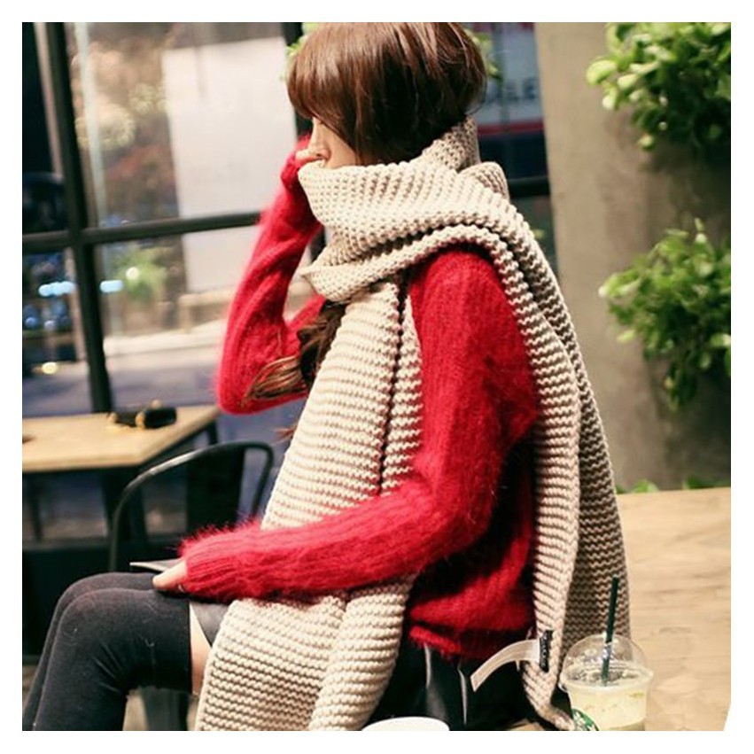 Khăn Len Sợi To Style Hàn Quốc KTT5 TT&amp;GĐ