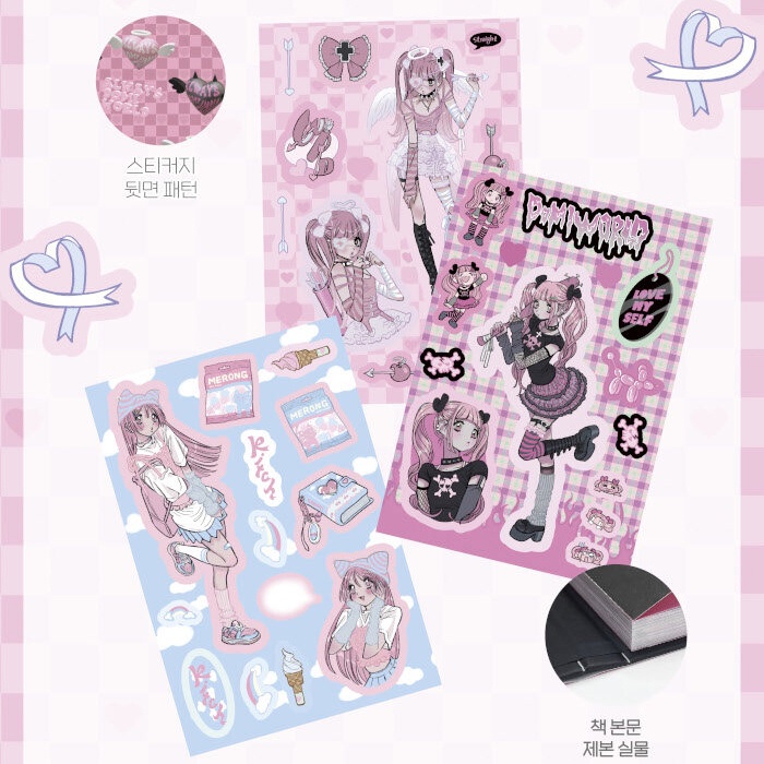 Sticker Dán Phòng Thí Nghiệm Hình Hoạt Hình DOMI 44 Loại Nhãn Dán