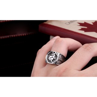 Nhẫn titanium chủng tử Om