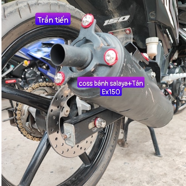 Cốt Bánh Kèm Tán Salaya Trước Sau Xe Ex135 Ex150 Si Wa Win