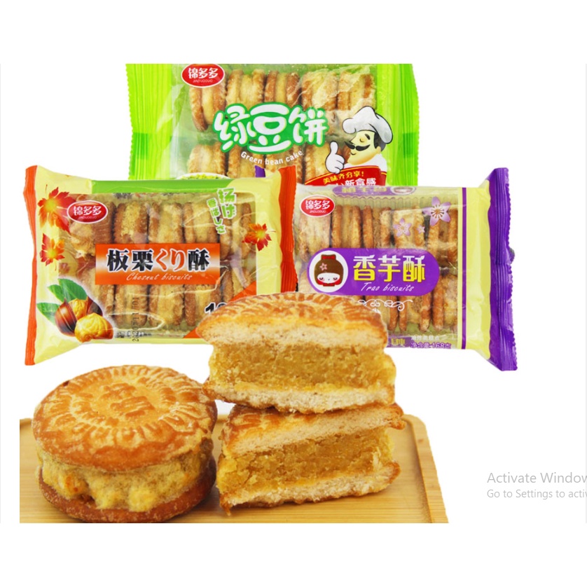 Bánh hạt dẻ - bánh đậu xanh - bánh khoai môn vỏ giòn Trung Hoa | BigBuy360 - bigbuy360.vn