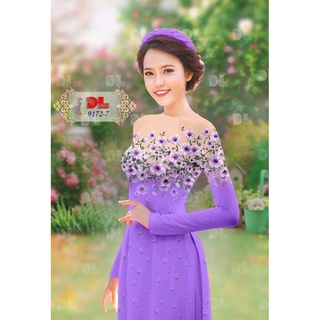 Vải may áo dài lụa cao cấp mềm rủ co dãn mặc mát