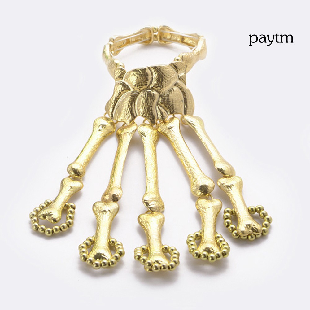 Vòng đeo tay hình bàn tay xương phong cách thời trang gothic | BigBuy360 - bigbuy360.vn