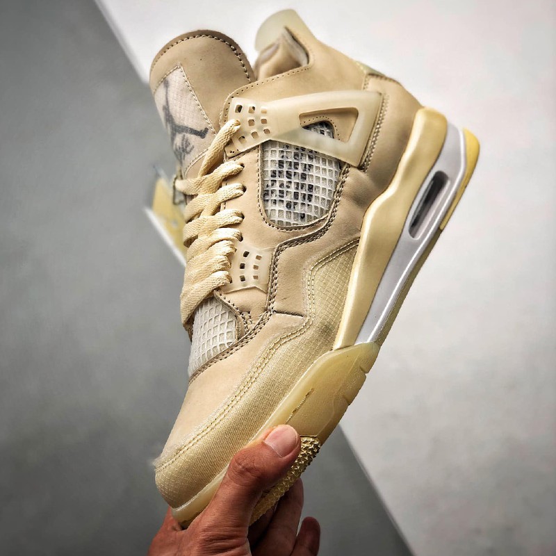 Giày jordan 4 off white thể thao sneaker nam nữ đế cao cao cấp full box | BigBuy360 - bigbuy360.vn
