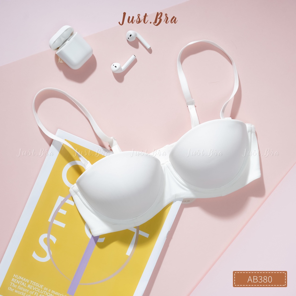 Áo ngực Just Bra có gọng thiết kế cup ngang nâng đẩy tôn dáng cực xinh AB380