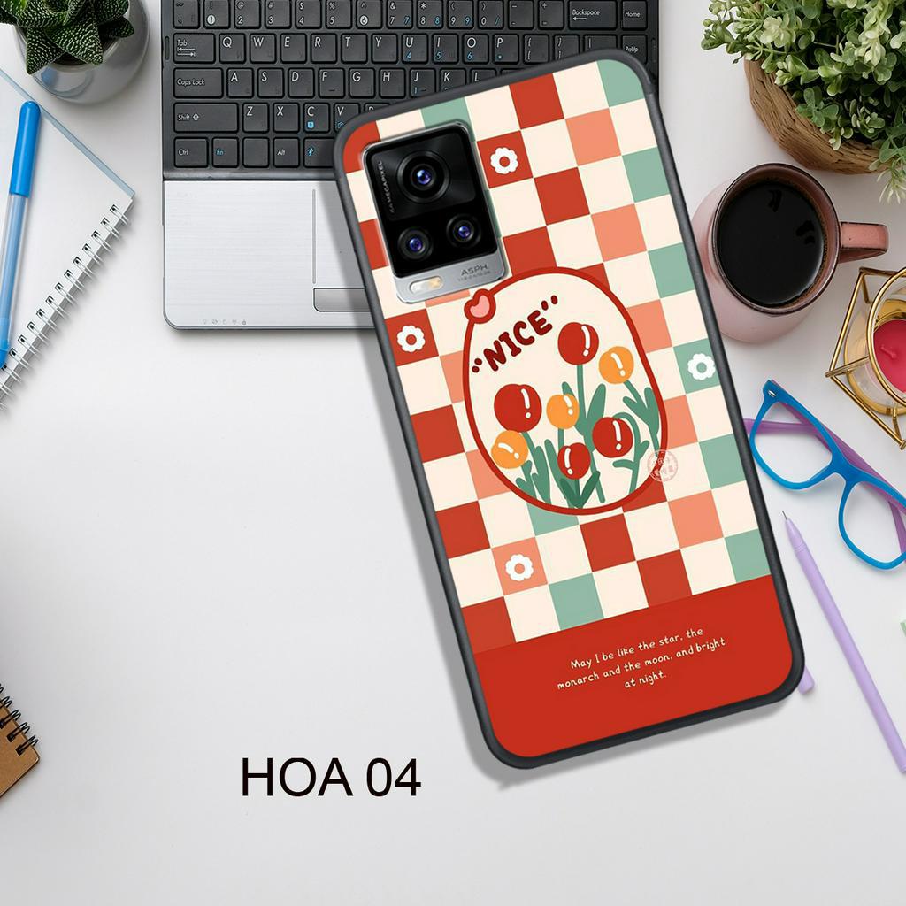 Ốp Lưng  VIVO Y15S - Y21 - Y21S - Y33S , In Hình HOA, Màu Sắc Bắt Mắt.