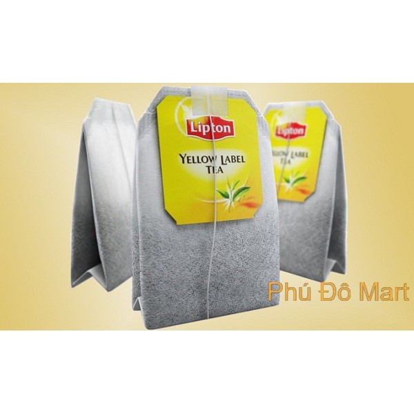 Trà Lipton Nhãn Vàng - Hộp 100 Gói Nhúng