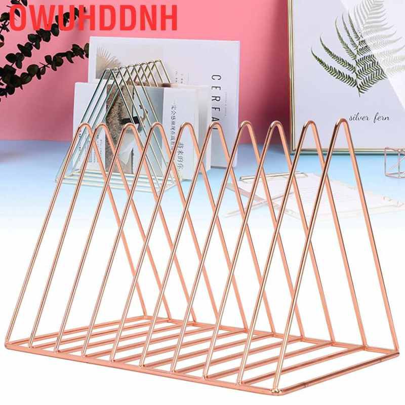 Giá Sách Để Bàn Hình Tam Giác Màu Vàng Hồng | BigBuy360 - bigbuy360.vn