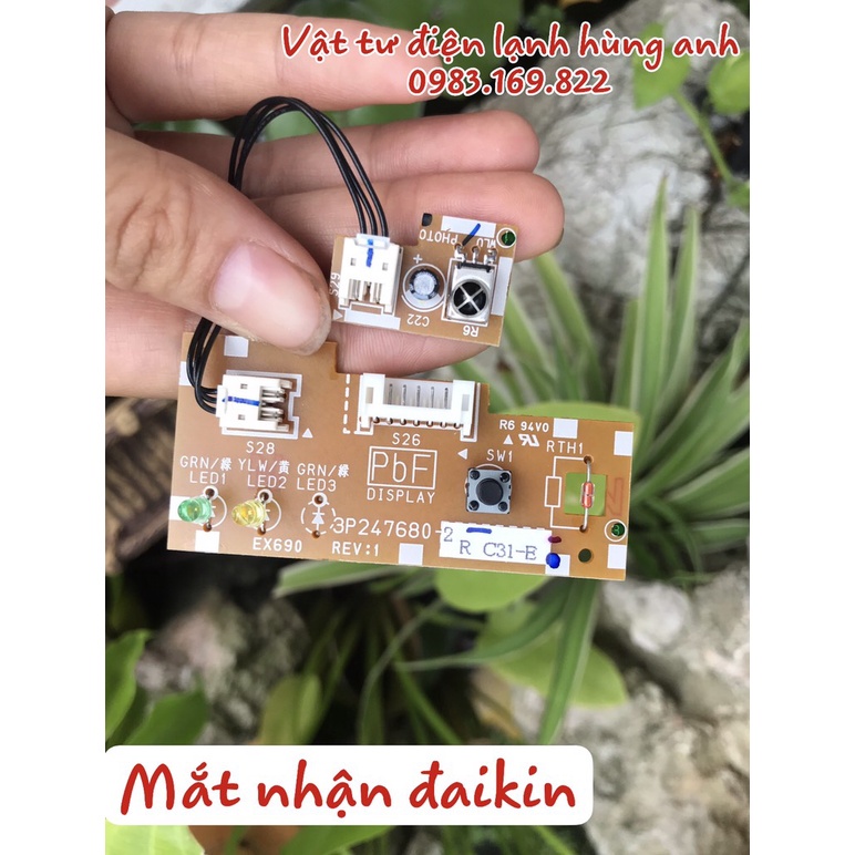 Mắt nhận điều hòa DAIKIN chính hãng loại 3P247680-2 ,vật tư điện lạnh hùng anh